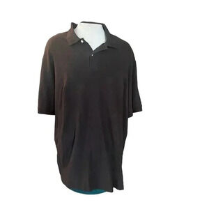 Chaps  polo short sleeve brown 4X